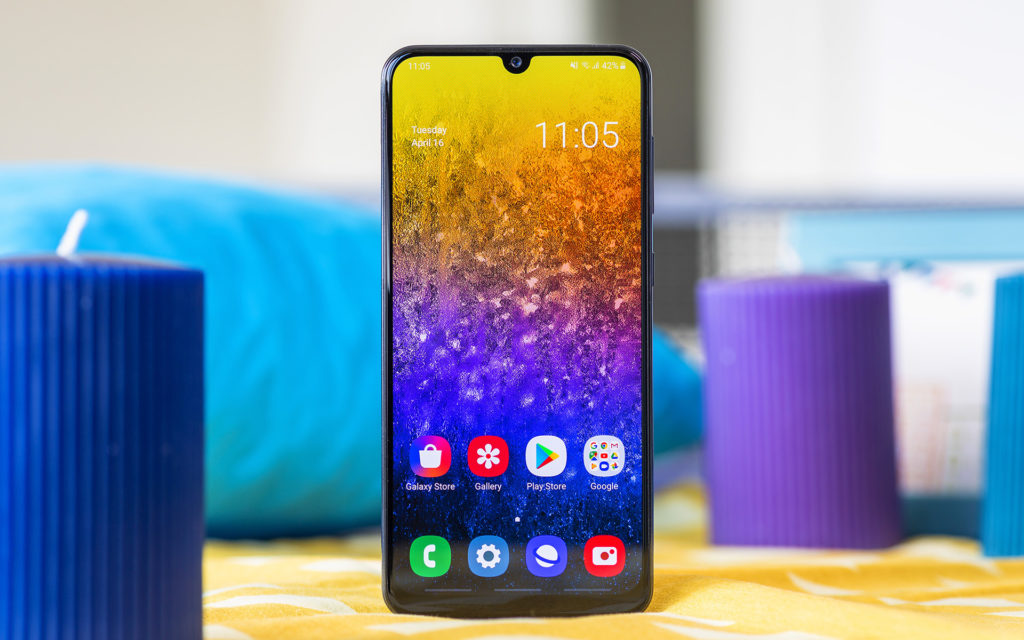 Galaxy a50 front view