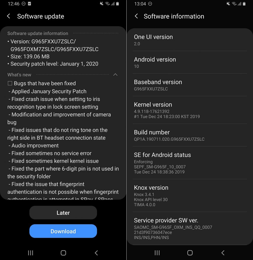 Android 10 beta update