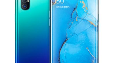 Oppo Reno3 Pro 5G Green and Blue