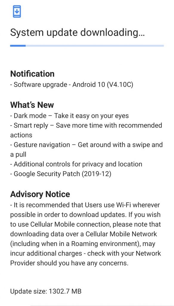 Nokia 6.1 Plus Android 10 update