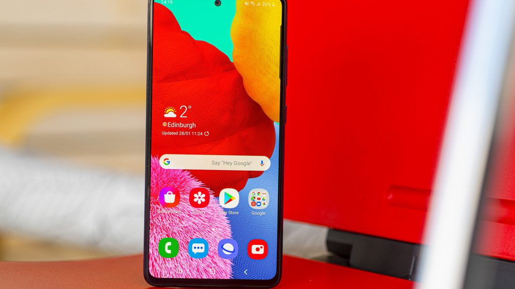 Samsung Galaxy A51 Front view
