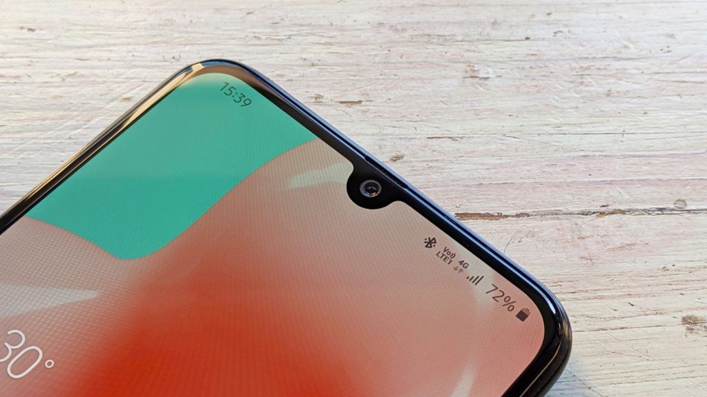 Samsung Galaxy M31 notch front camera