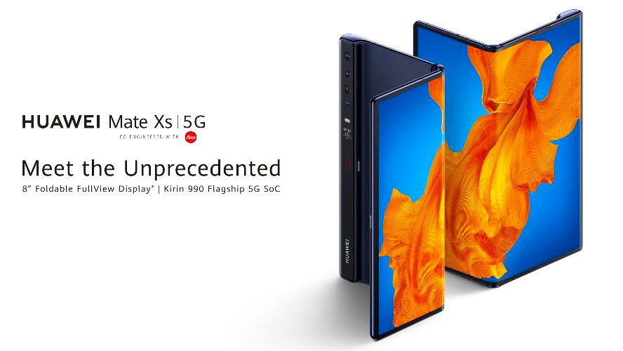 Huawei Mate Xs official comes with Kirin 990 5G