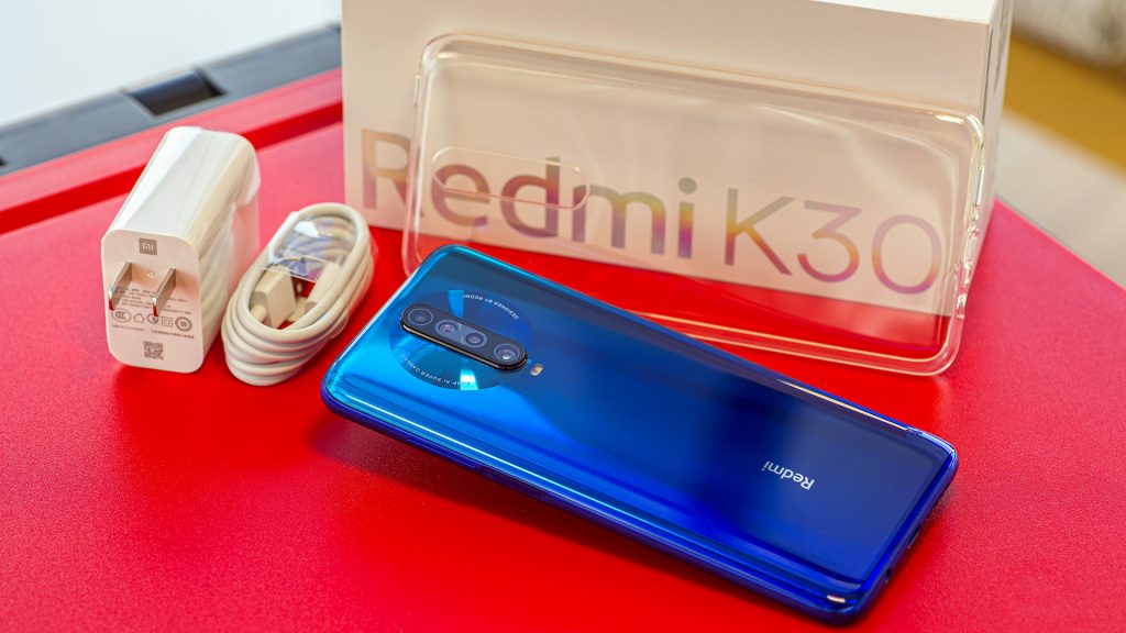Xiaomi Redmi K30 in the box