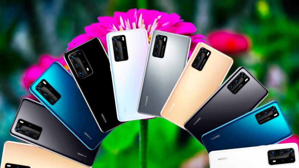 Huawei P40 lineup Official Images Leaked colors and all