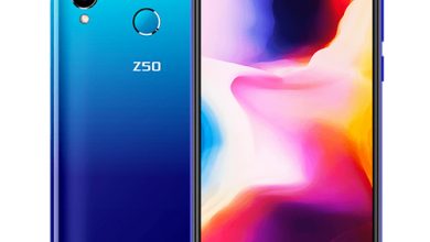 Symphony Z50 Aqua Blue