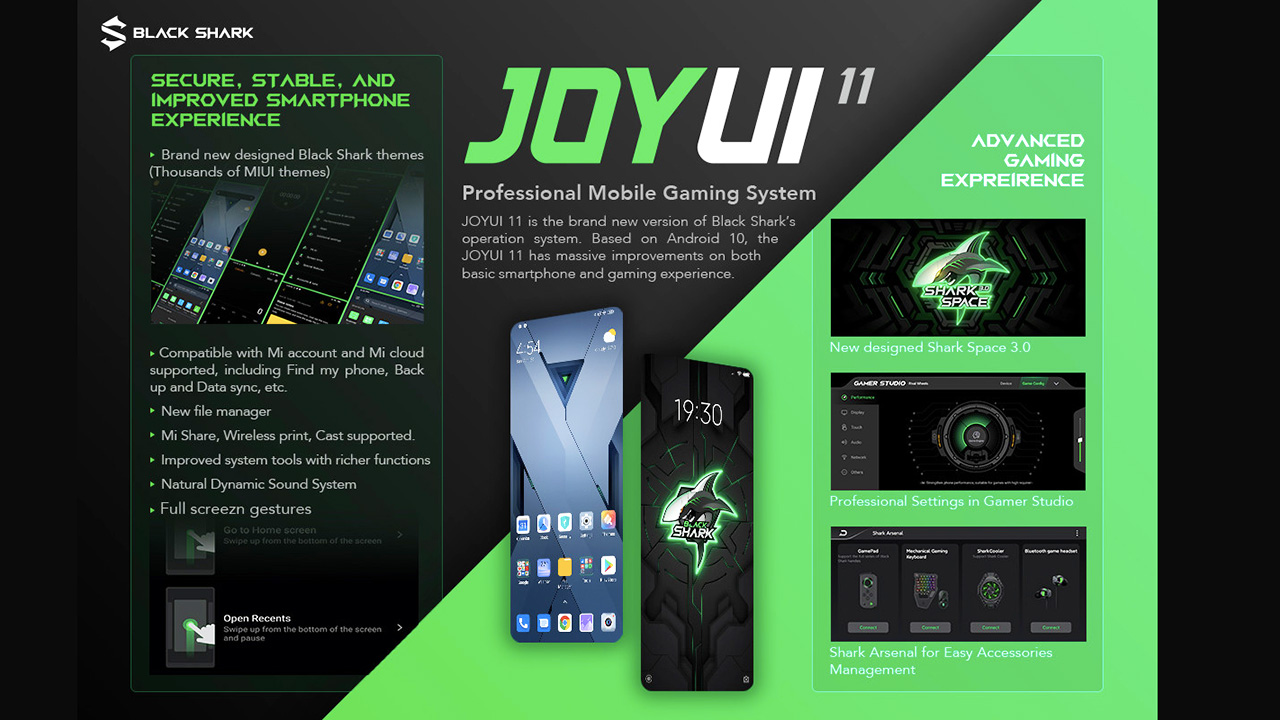 Black Shark 2 comes with Android 10-based JoyUI 11 update