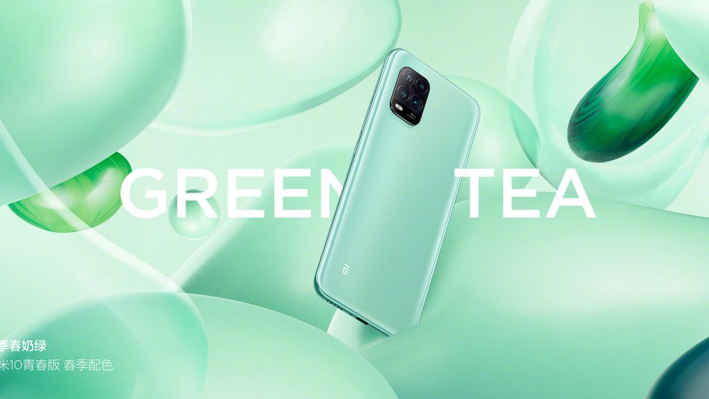 Mi 10 Youth Edition color Green Tea