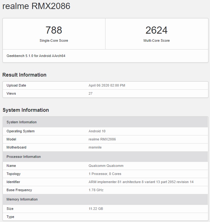 Realme X3 specs