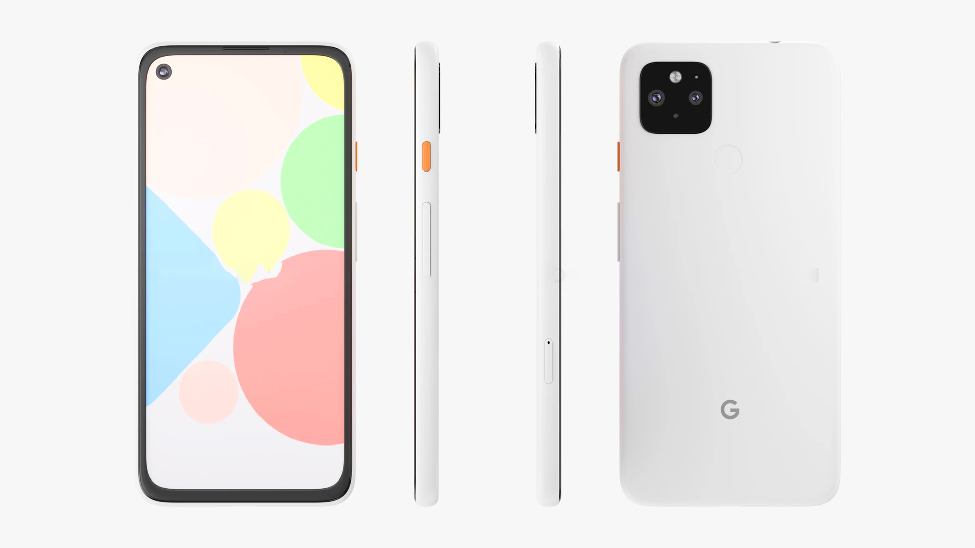 The back cover of Google Pixel 4a XL shows dual camera