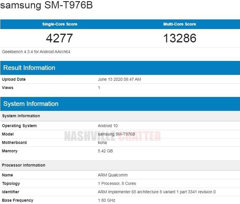 Samsung Galaxy Tab S7 Plus specifications