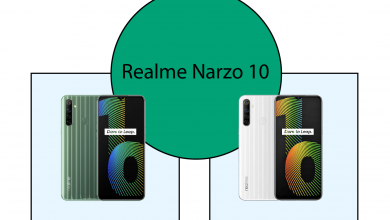 Realme Narzo 10 blue