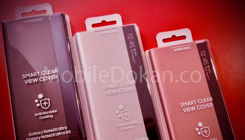 Antimicrobial flip cover of Samsung Galaxy Note20 Ultra 5G