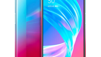 Oppo A72 5G Blue and Red