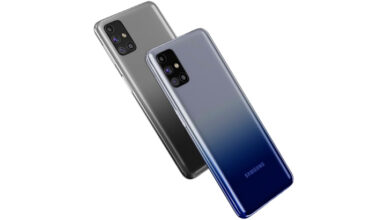 Samsung Galaxy M31s back and front side