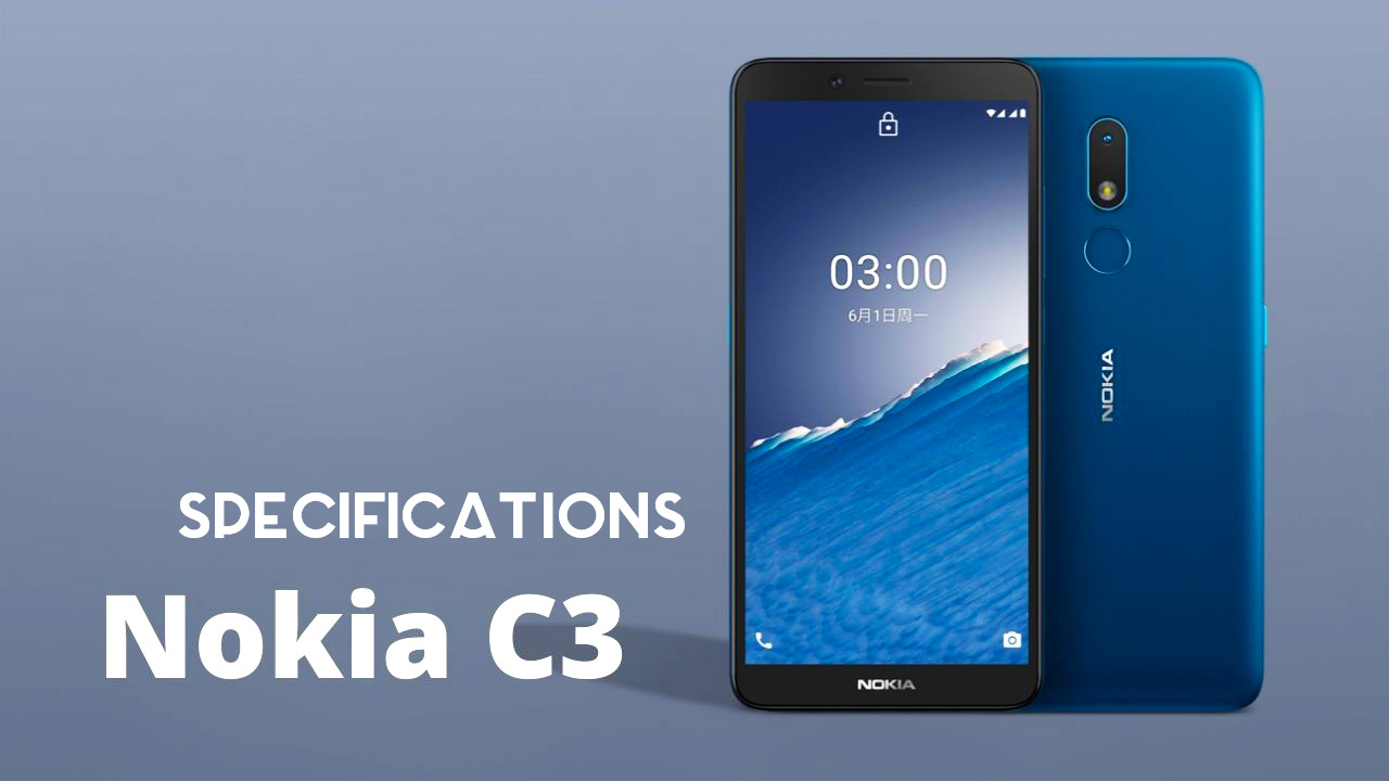Nokia C3 Specifications with 8MP, 3GB RAM