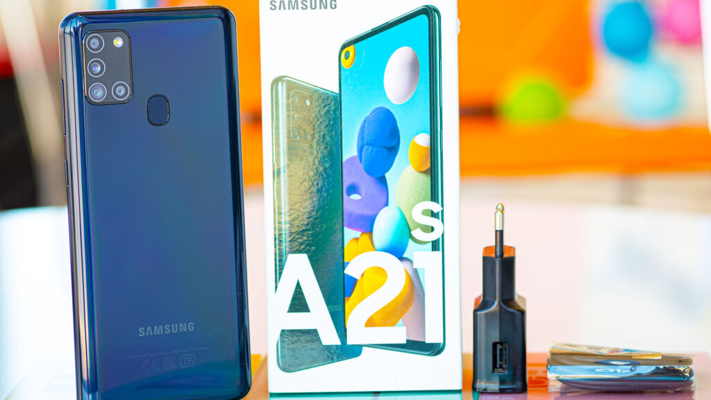 Samsung Galaxy A21s in The box