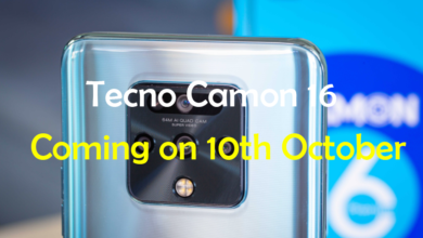 Tecno Camon 16 arriving in India on 10th October 2020