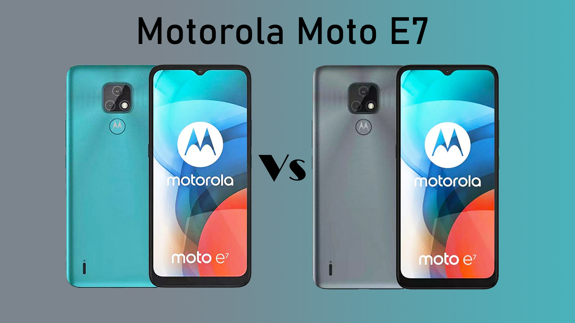 Motorola Moto E7 Leaks two render colors