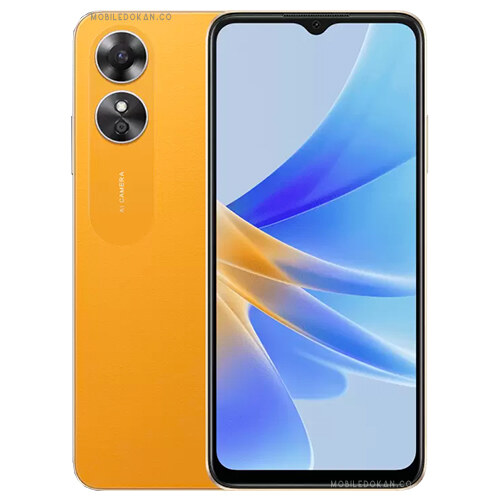 Oppo A17 Sunlight Orange