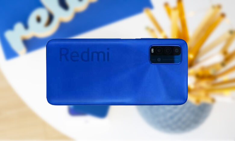 Xiaomi Redmi smartphone with a 6.53-inch display