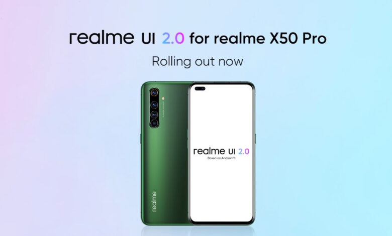Realme X50 Pro 5G gets UI 2.0 Beta update