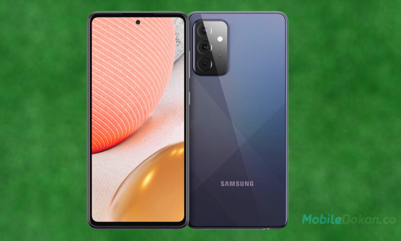 Samsung Galaxy A72 5G leaked renders
