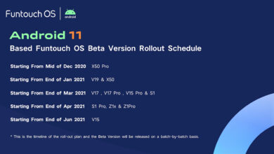 Vivo makes a schedule for pushing FuntouchOS 11