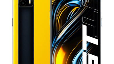 Realme GT 5G Gold and Black