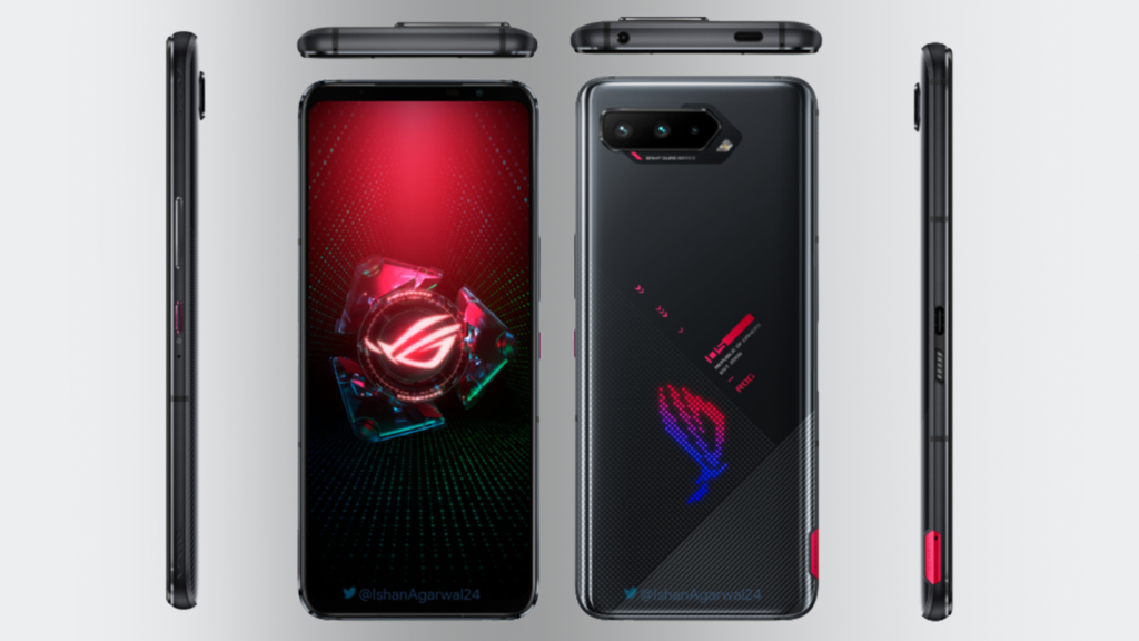 Asus ROG Phone 5 design renders leaked