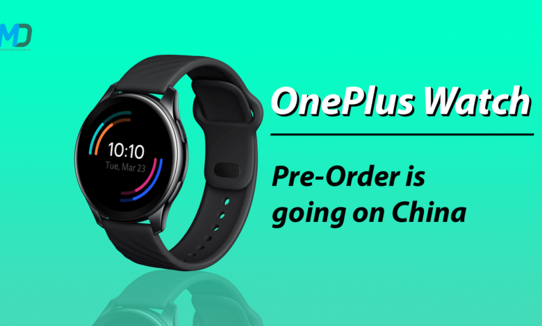 OnePlus Watch pre-order in China is going on before launch