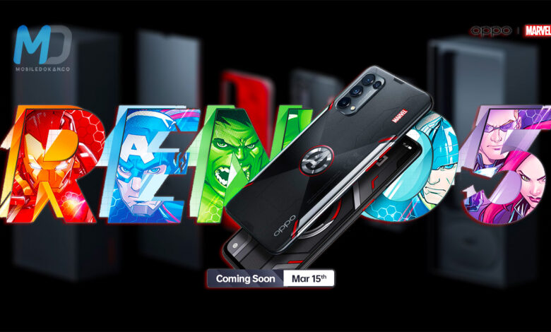 Oppo Reno5 Marvel Edition reveal