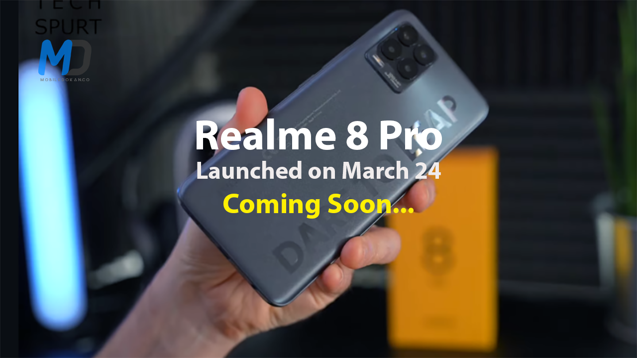 Realme 8 Pro reveals display, camera, processor, and battery details