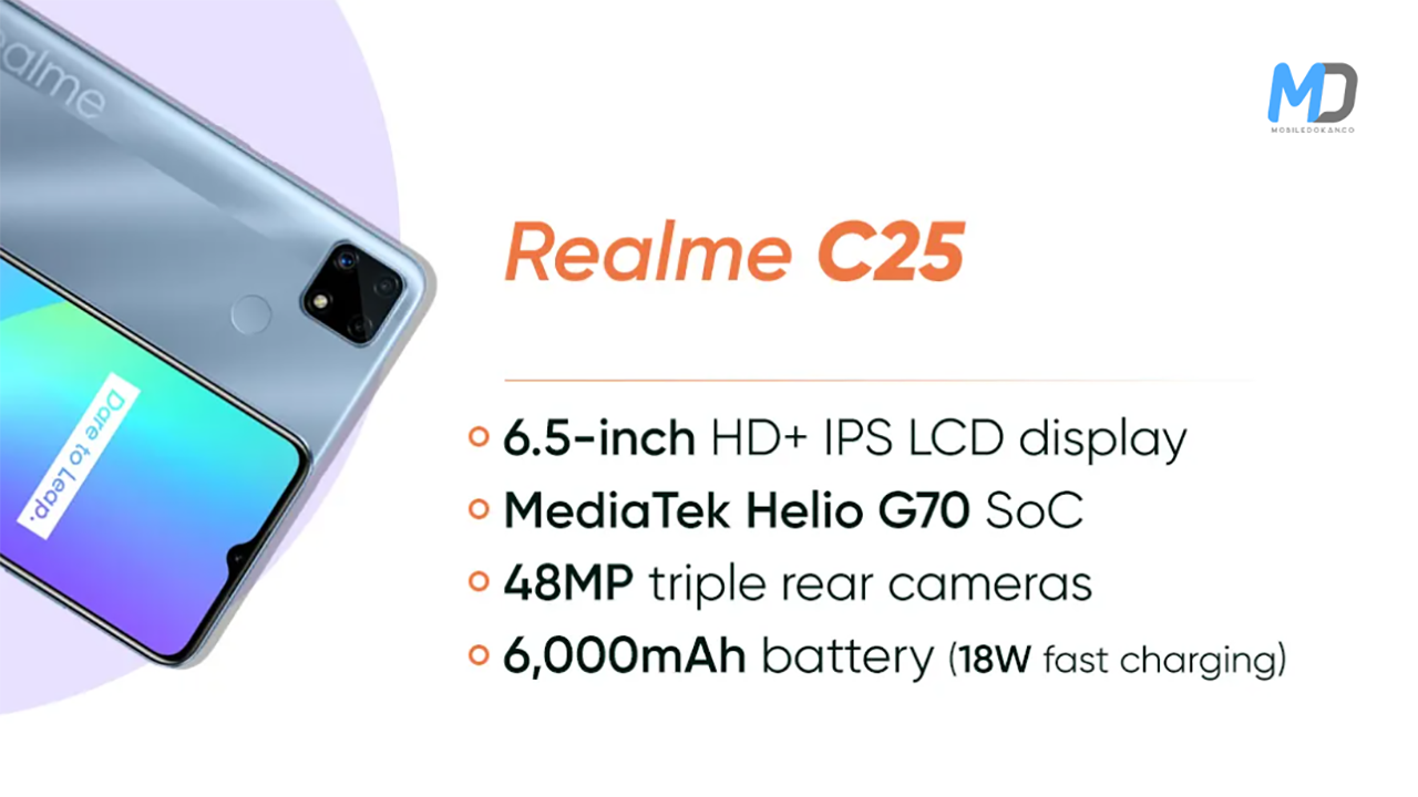 Realme C25 launch in India soon with Helio G70 SoC, 6,000mAh battery
