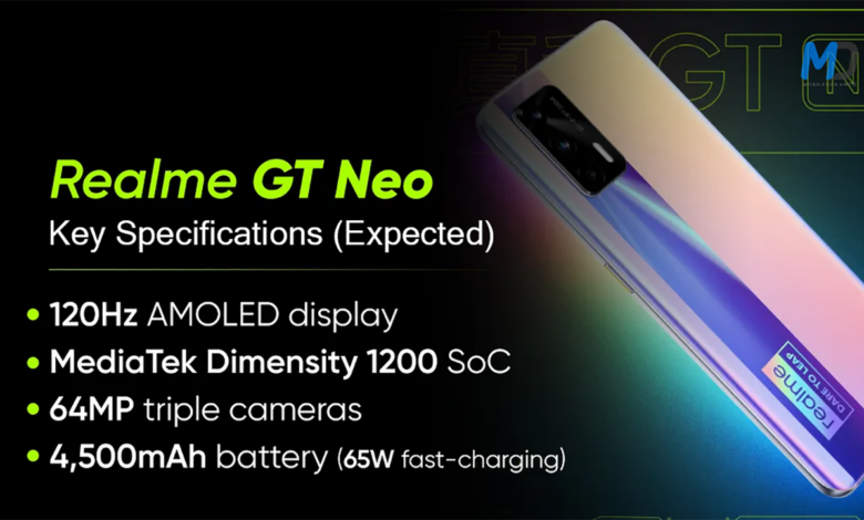 Realme GT Neo launch date expected price, and specifications revealed