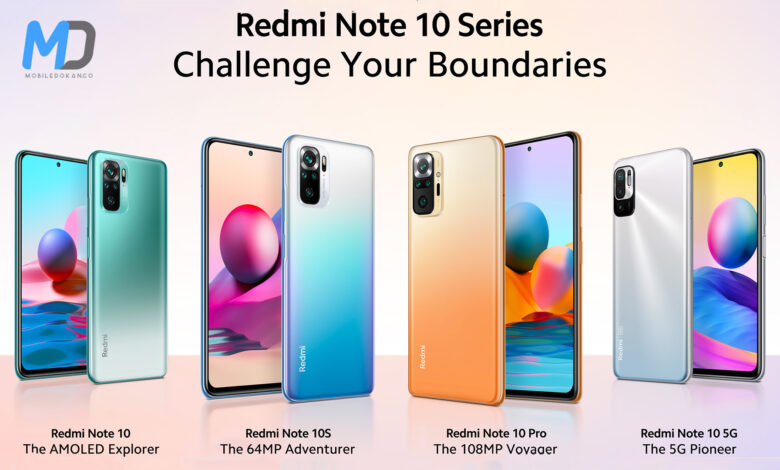 Redmi Note 10 series globally