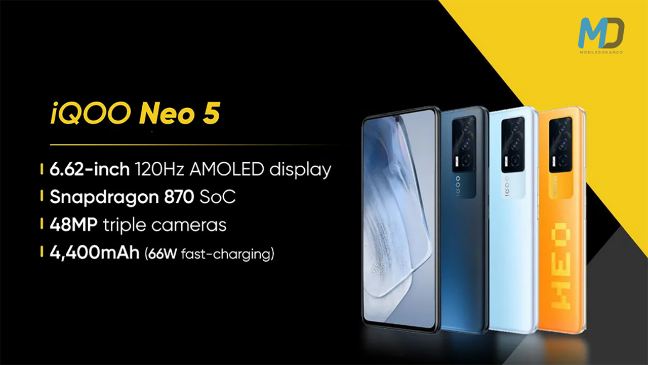 iQOO Neo 5 launch soon in India, gets registered in Indian IMEI database
