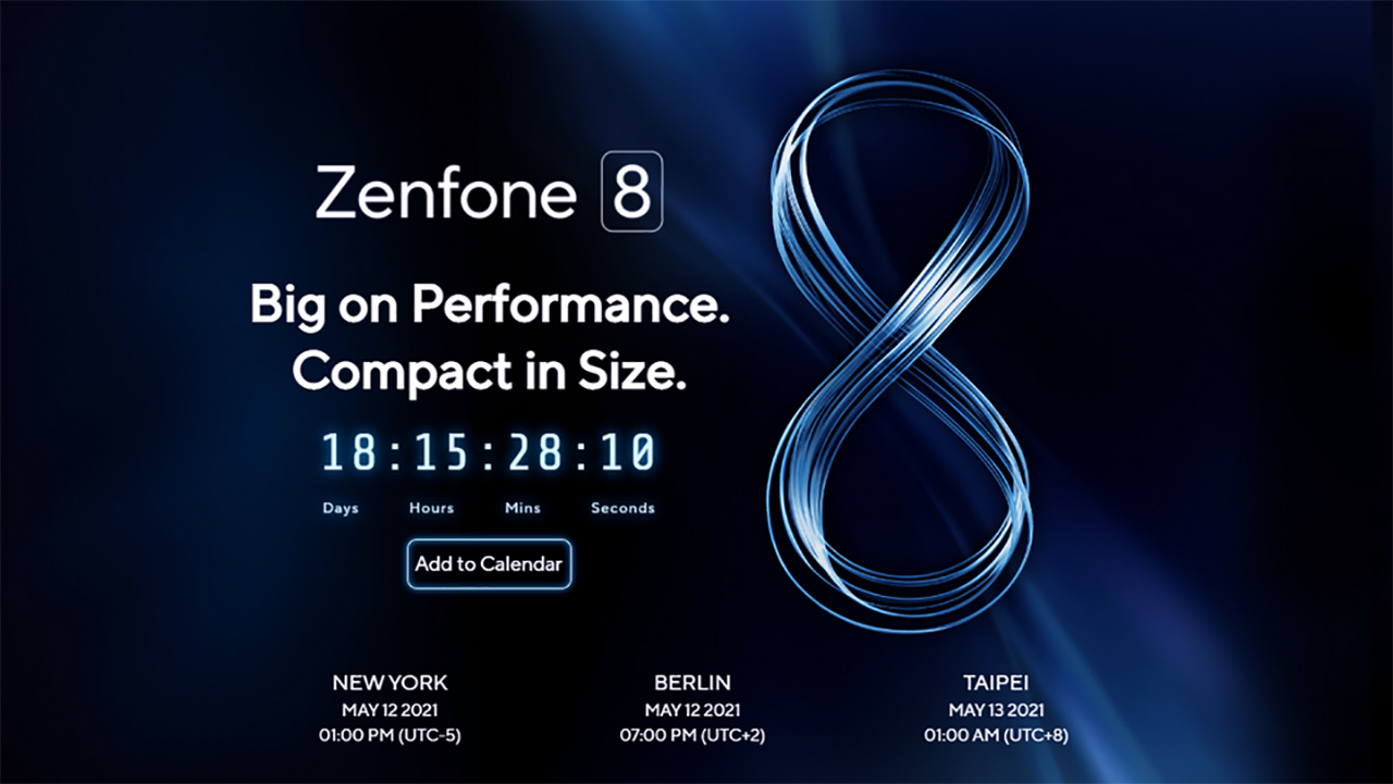 ASUS ZenFone 8 expected to launch on May 12, compact flagship hinted