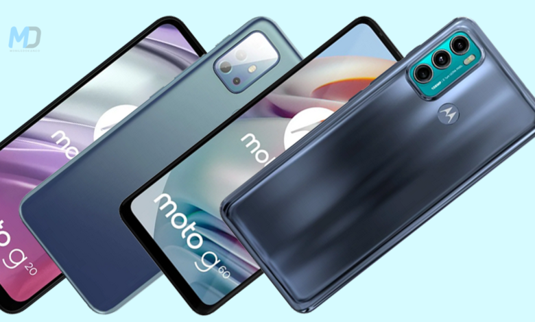 Motorola Moto G60 and Moto G20 render leaked the design and specs