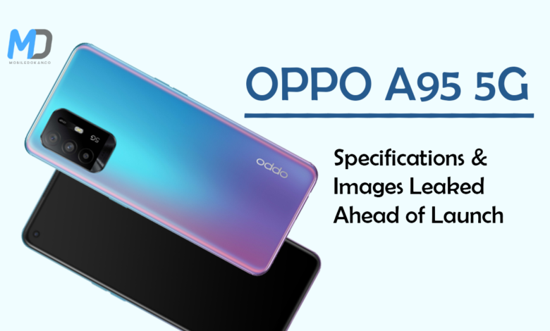 Oppo A95 5G specifications, images leaked before launch
