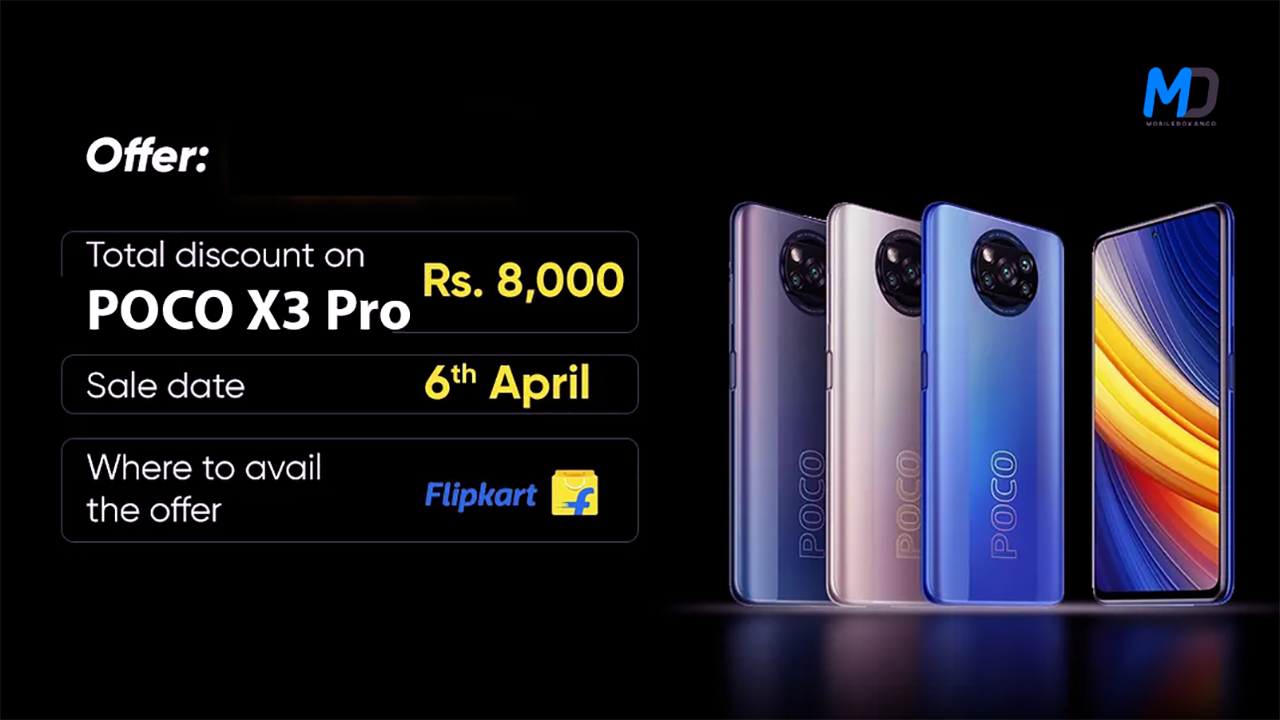 POCO X3 Pro Price in India now Rs 8,000 (6GB+128GB)
