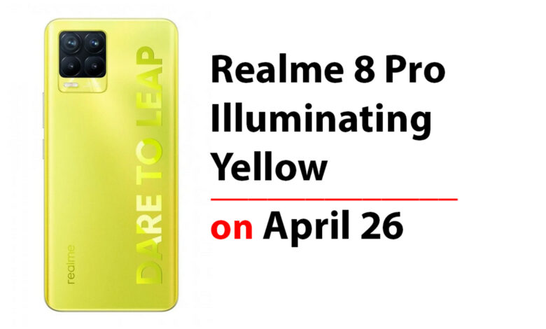 Realme 8 Pro Illuminating Yellow variant goes on to sale in India on April 26