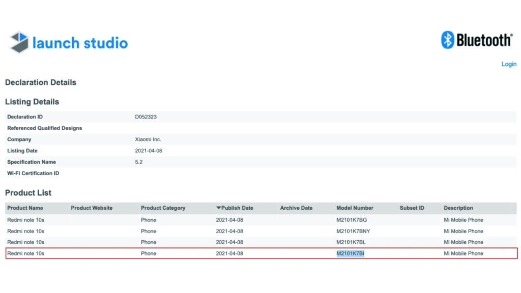 Redmi Note 10S Indian Retail