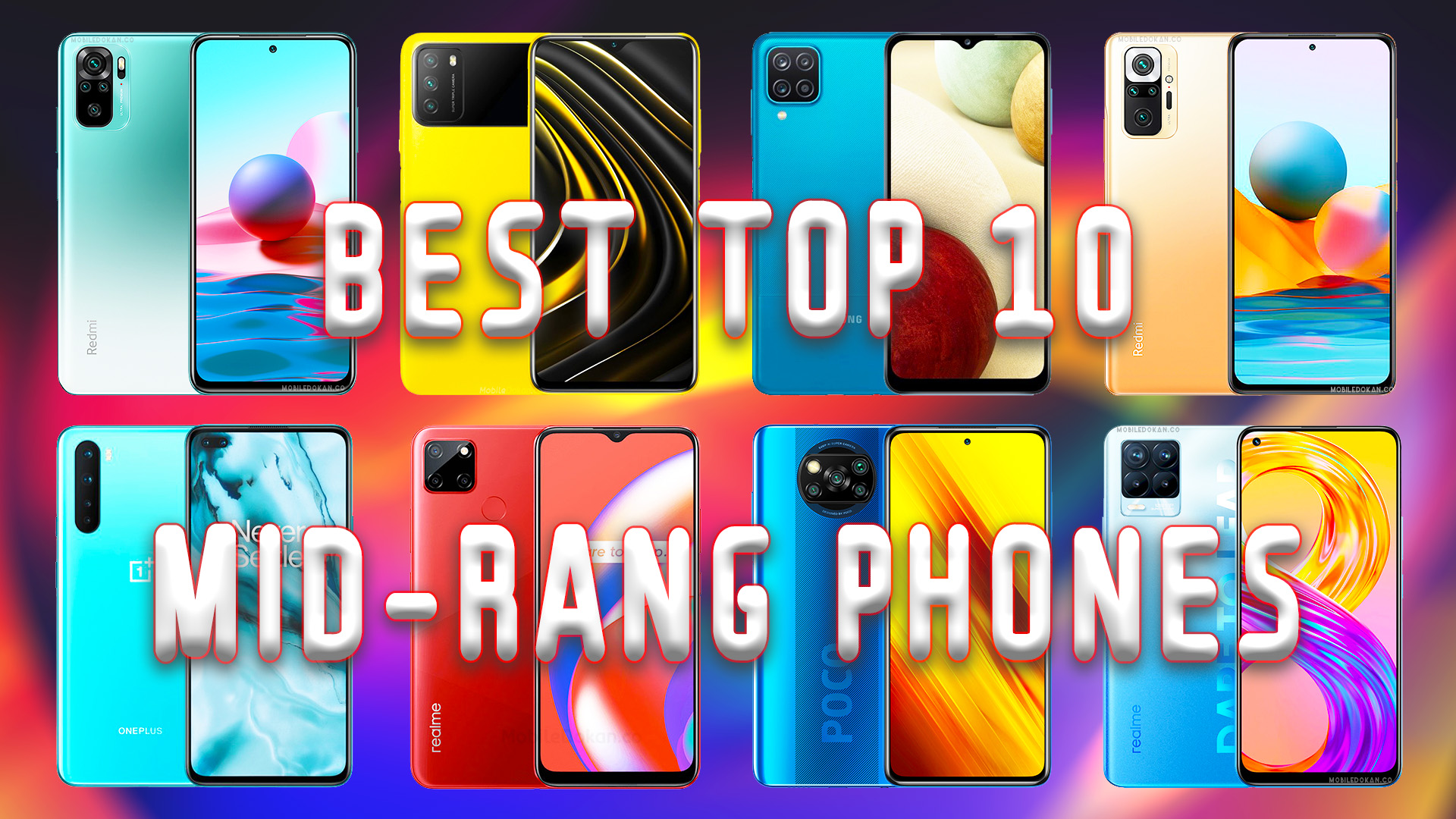 Best Top 10 Mid-Range Smartphones in Bangladesh