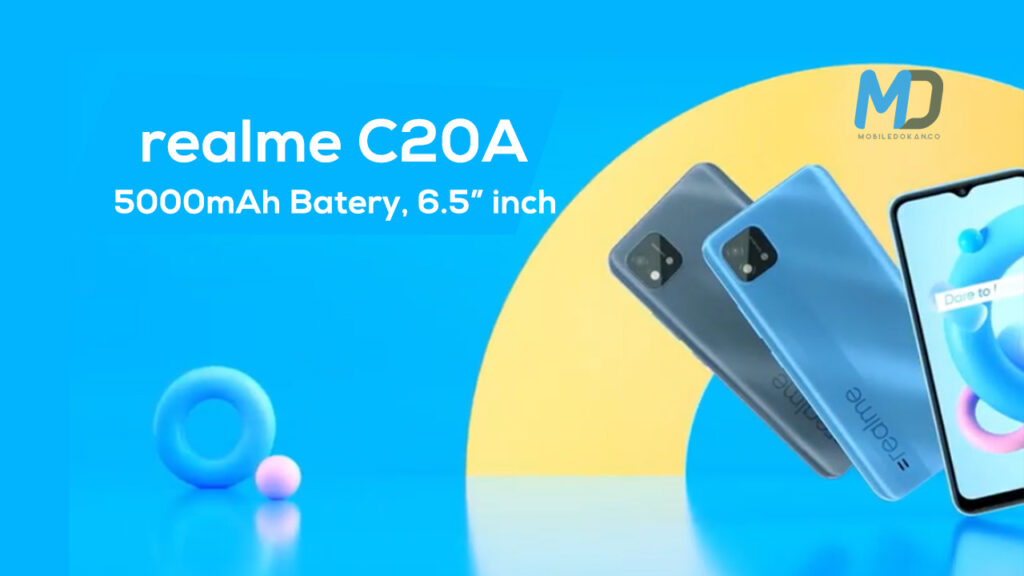 Realme C20A launch its design and key specifications already leaked