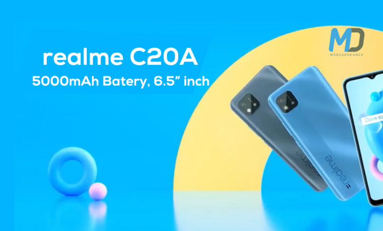 Realme C20A launch its design and key specifications already leaked
