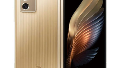 Samsung Galaxy W22 5G Gold Back