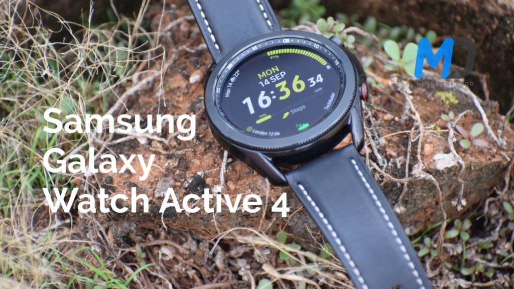 SamsungGalaxyWatch Active 4 smartwatch.