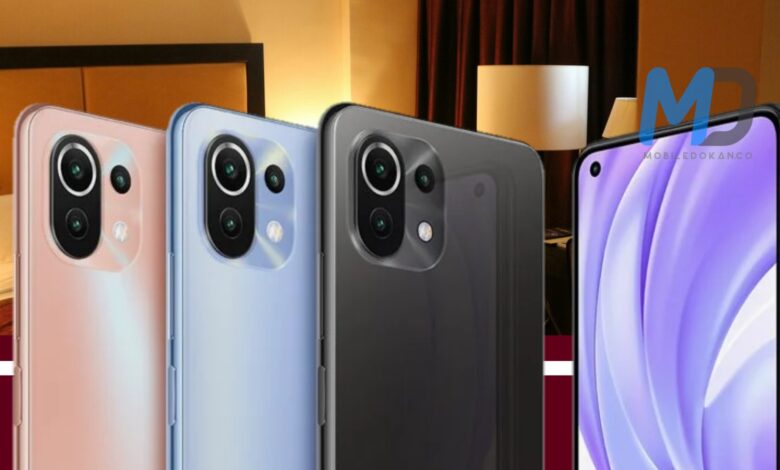 Xiaomi Mi 11 Lite color variants leaked before launch in India