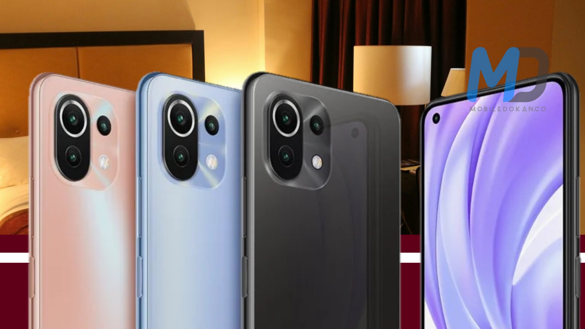 Xiaomi Mi 11 Lite color variants leaked before launch in India